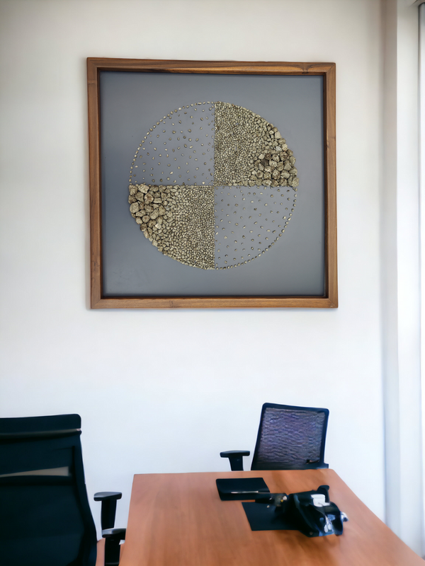 Pyrite Cone Wall Art