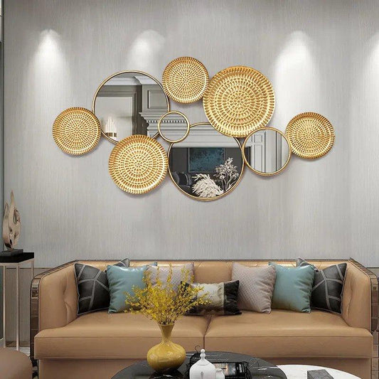 Golden Swing Metal Wall Art - House of Creattion