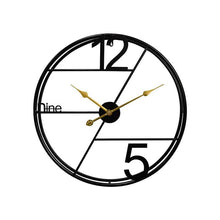 24inch Metal Wall Clock Decorative Iron Metal Hanging Wall Clock - House of Creattion