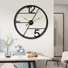 24inch Metal Wall Clock Decorative Iron Metal Hanging Wall Clock - House of Creattion