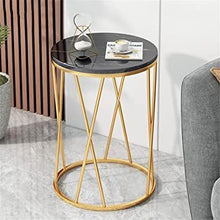 Regal X-black Marble Side Table - House of Creattion