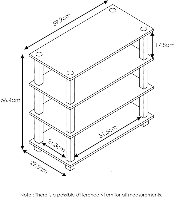 Indoor shoe stand 4 ties - House of Creattion