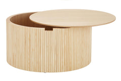 Prio End Table with natural finish