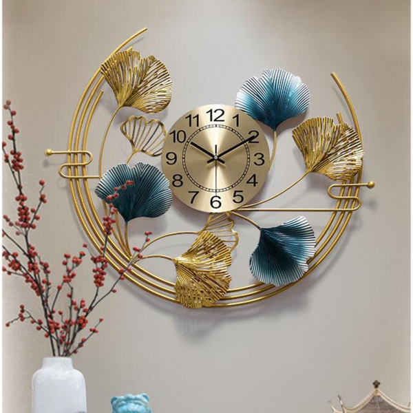 Metal flora round Wall Clock - House of Creattion