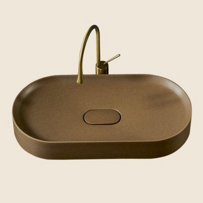 Brown Mist Table Top Basin - House of Creattion