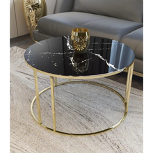 Black & Gold Coffee Table