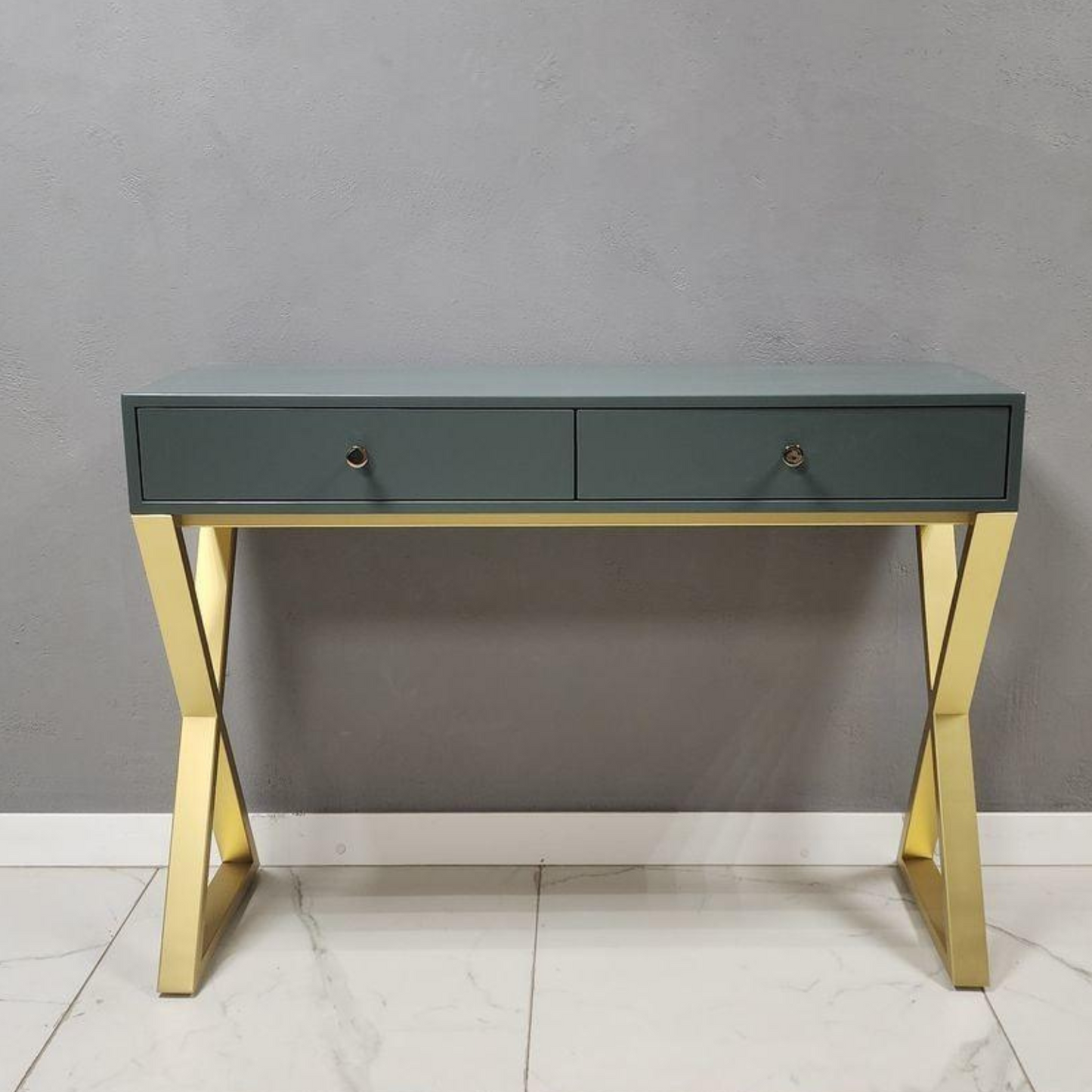 Olive Console Table With Storage - House of Creattion