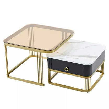 Vurv Nesting Tables With Black Drawer