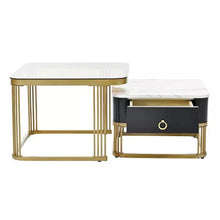 Vurv Nesting Tables With Black Drawer