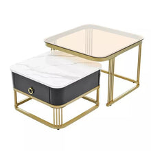 Vurv Nesting Tables With Black Drawer