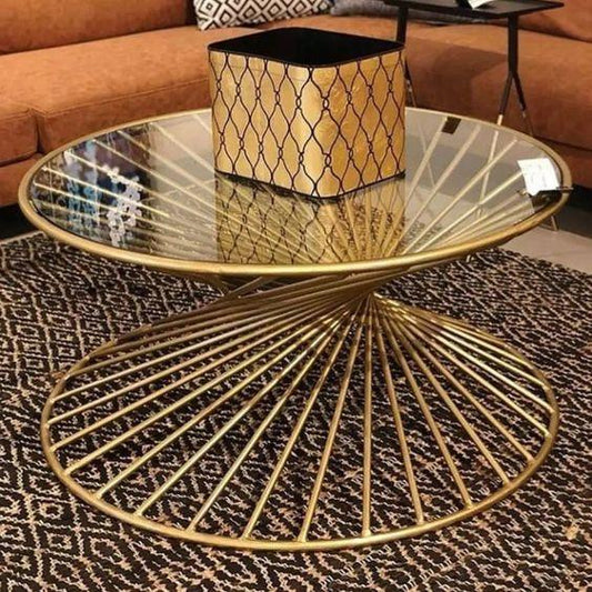 Crystal Gold Coffee Table - House of Creattion