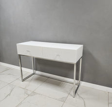 Posh Metal Console With Storage - House of Creattion