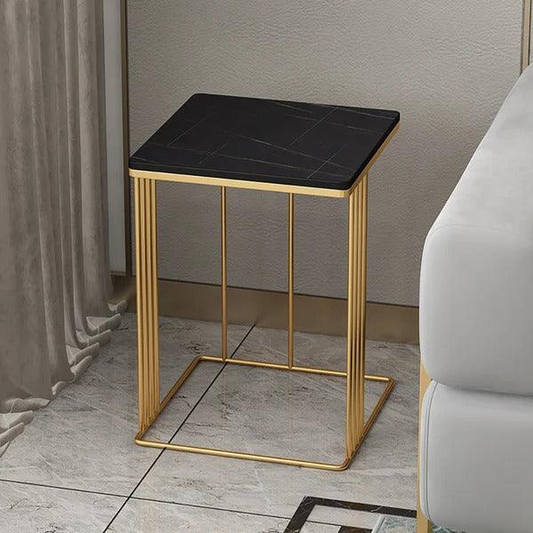 Gilded Metal Side Table - House of Creattion