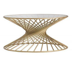 Crystal Gold Coffee Table - House of Creattion