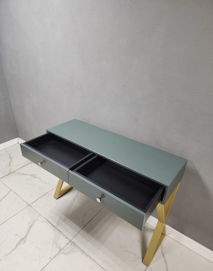 Olive Console Table With Storage - House of Creattion