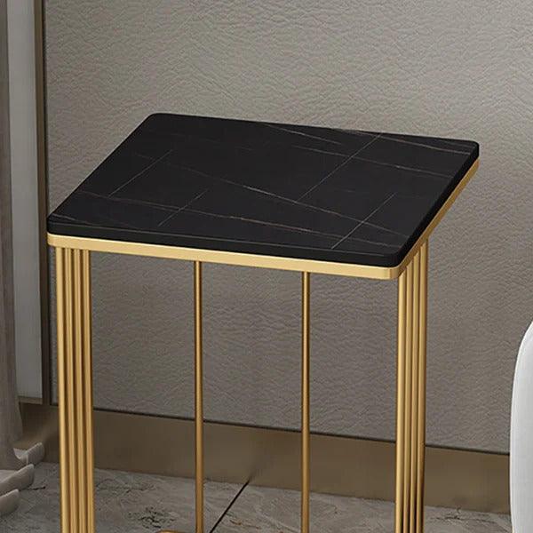 Gilded Metal Side Table - House of Creattion