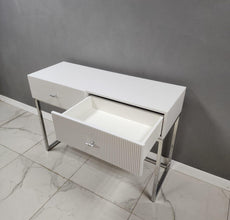 Posh Metal Console With Storage - House of Creattion