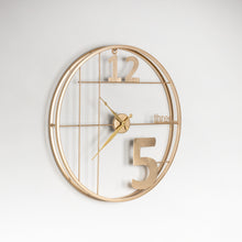 Golden Glyphs Wall Clock - House of Creattion