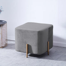 Luxury Velvet Square Ottoman Pouf – Stylish & Versatile Foot Stool