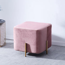 Luxury Velvet Square Ottoman Pouf – Stylish & Versatile Foot Stool