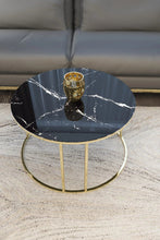 Black & Gold Coffee Table - House of Creattion