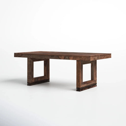 Walnut Solid Dining Table - House of Creattion