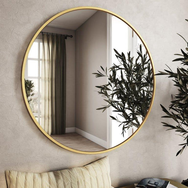 33" Golden Ring Mirror - House of Creattion