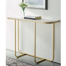 Allure Gold Metal Console Table - House of Creattion