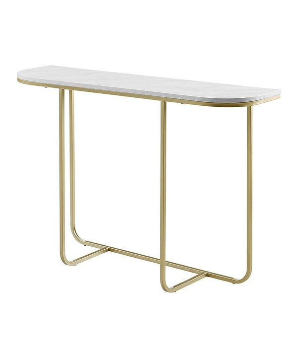 Allure Gold Metal Console Table - House of Creattion