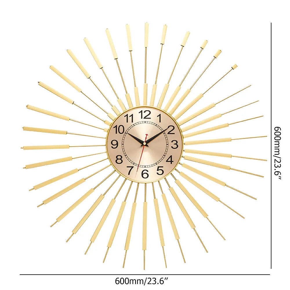 Sun Light Wall Clock - House of Creattion