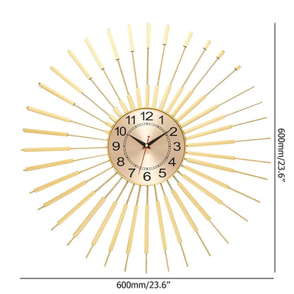 Sun Light Wall Clock - House of Creattion