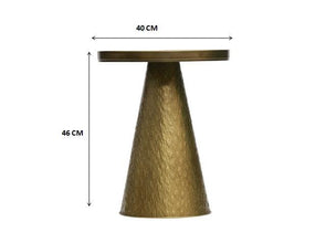 LEOPARD side and End Tables brass antique finish