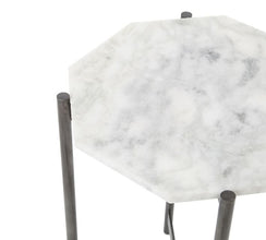 Marble Grace End Table - House of Creattion