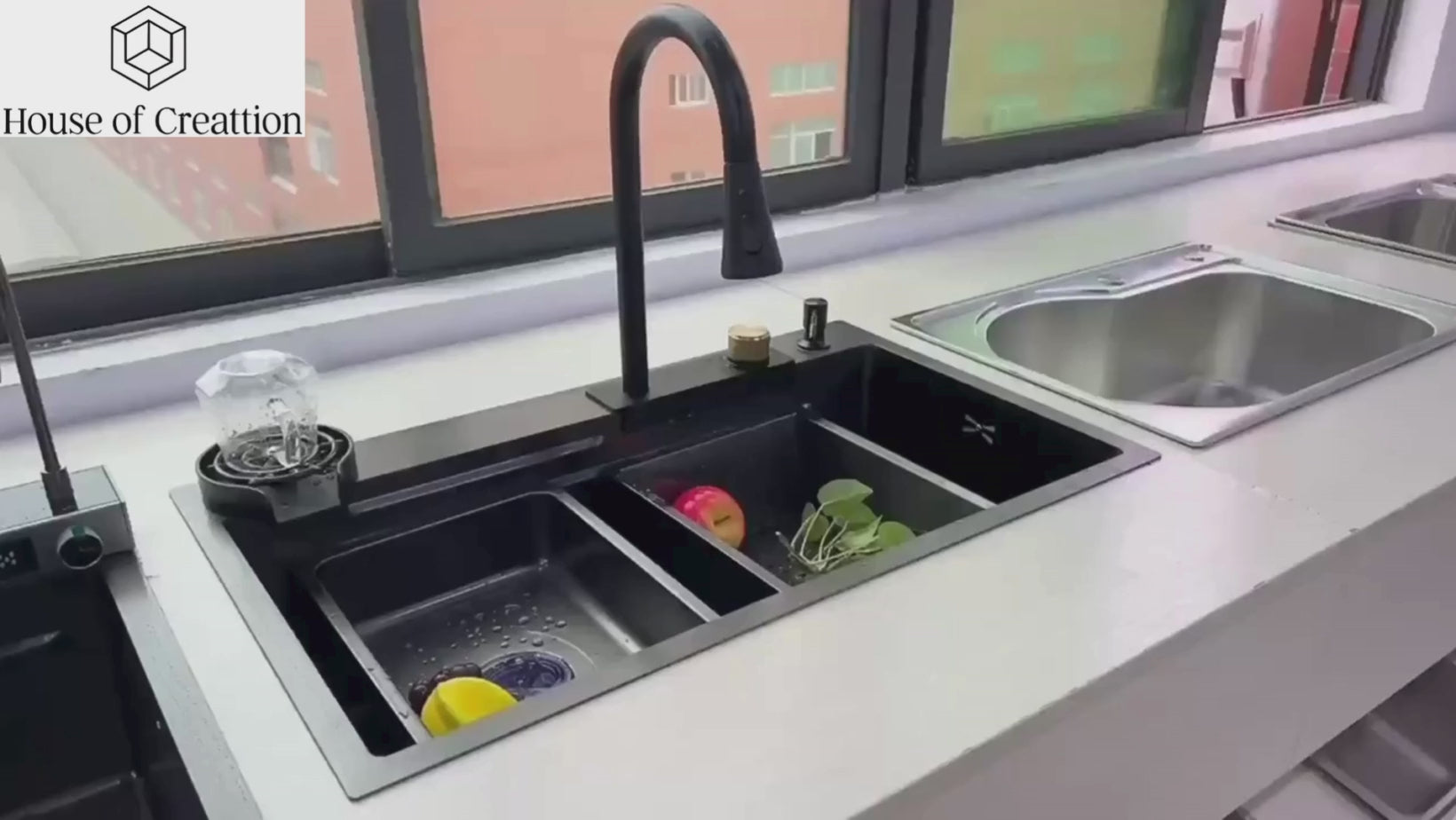 Load video: Multi-Functional Kitchen sink