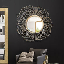 Golden Petal Wall Mirror - House of Creattion