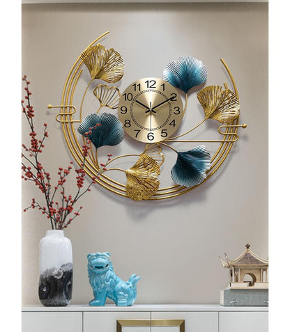 Metal flora round Wall Clock - House of Creattion