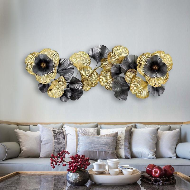 Floro golden Iron Wall Art - House of Creattion