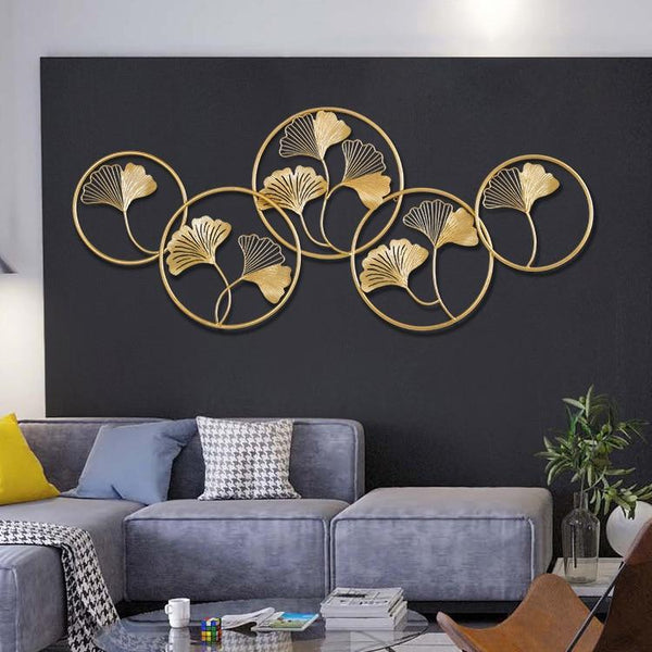 Leafy Rings Wall ArtLeafy Rings Wall Art