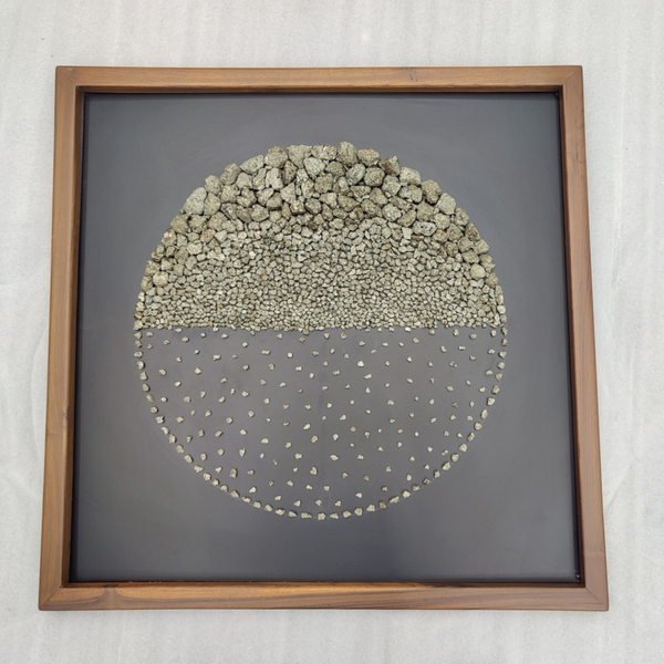 Pyrite Half-Round Wall Art