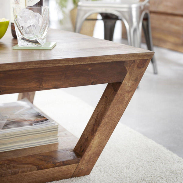 Teak Wood Square Coffee Table